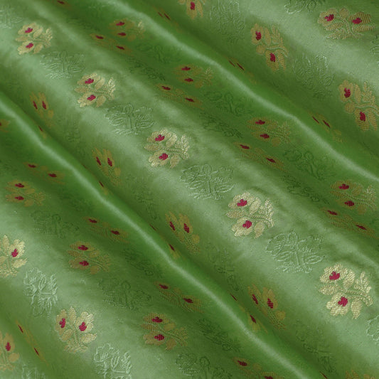 Colored KATAN BROCADE Fabric