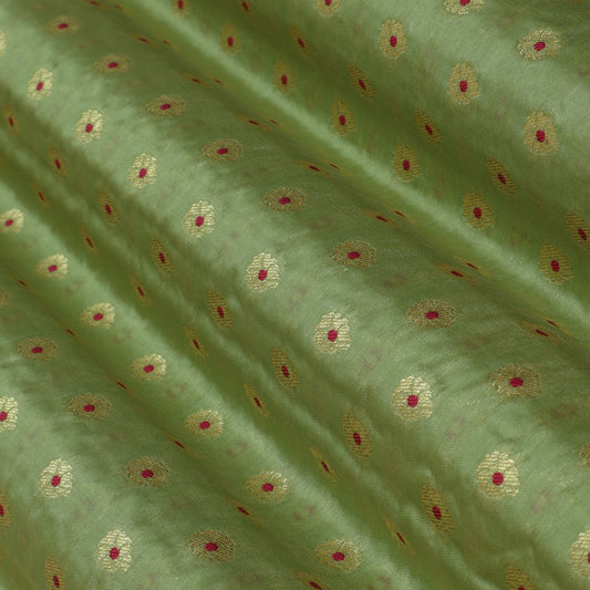 Colored KATAN BROCADE Fabric