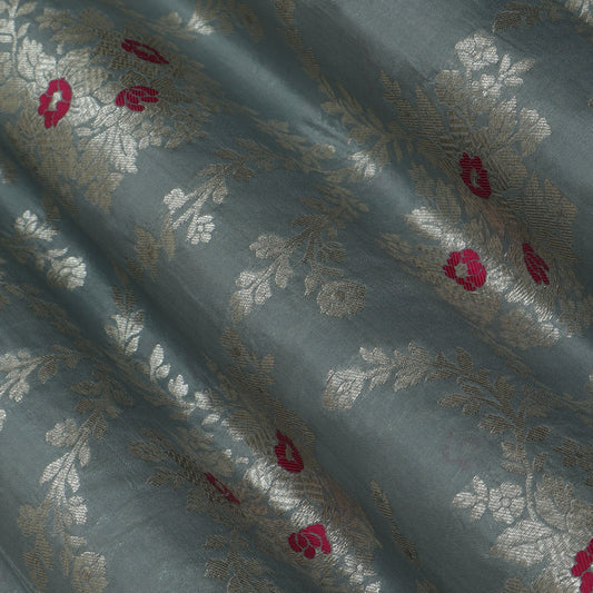 Colored KATAN BROCADE Fabric