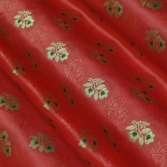 Colored KATAN BROCADE Fabric