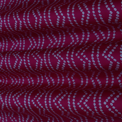 Multi-Color Modal Satin Print Fabric
