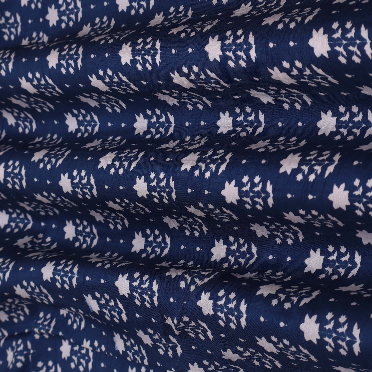 Slub Chanderi Print Fabric