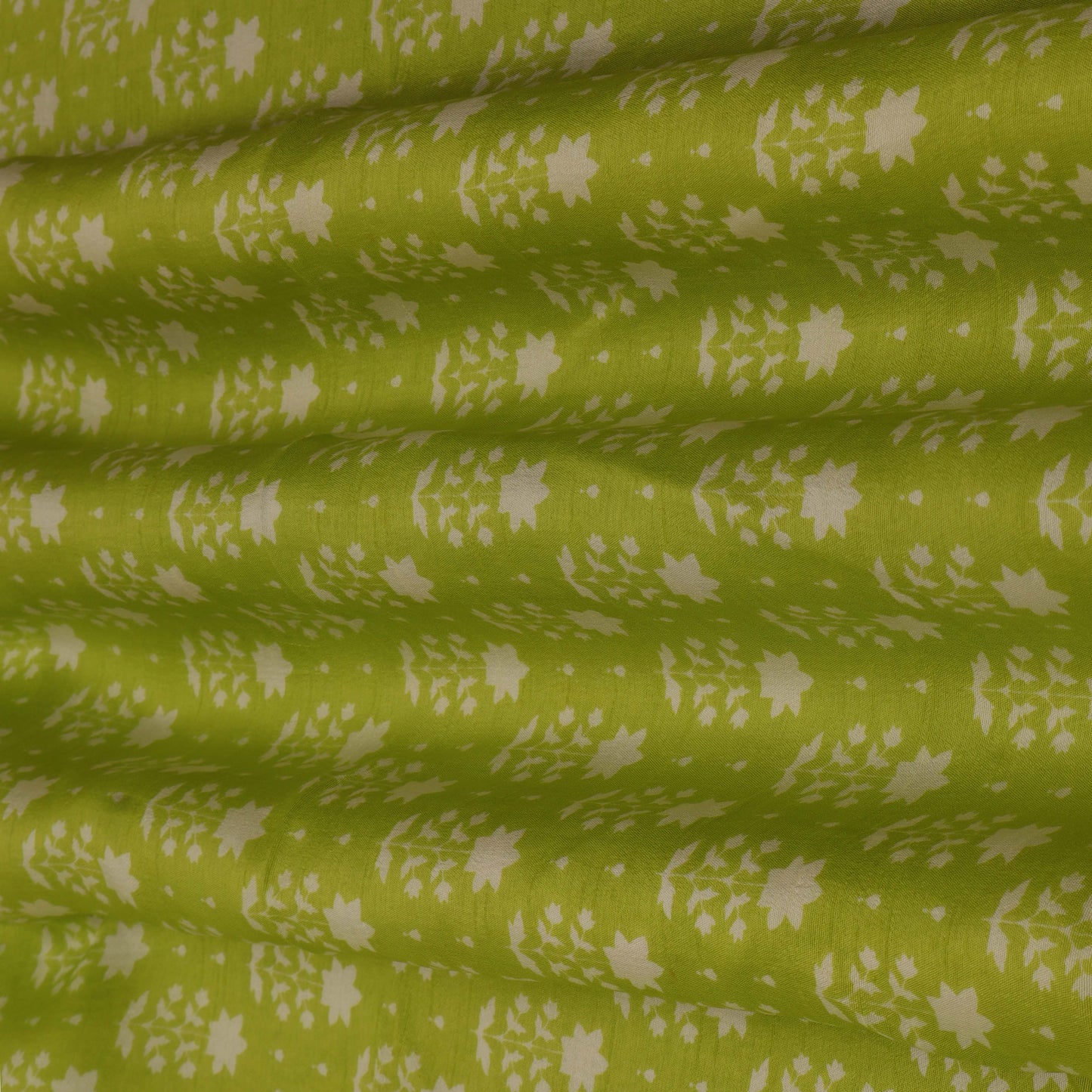 Slub Chanderi Print Fabric