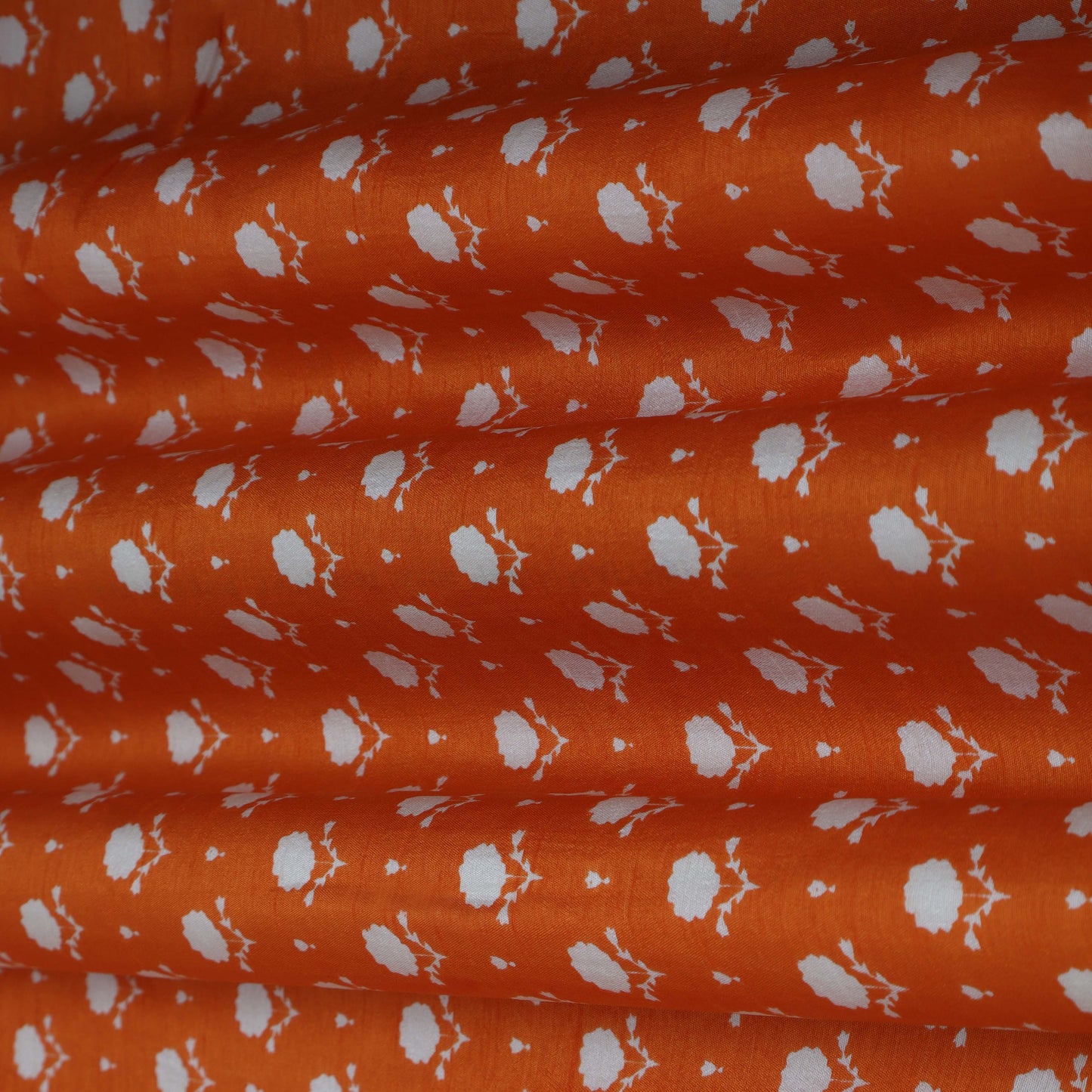 Slub Chanderi Print Fabric