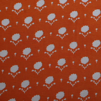 Slub Chanderi Print Fabric