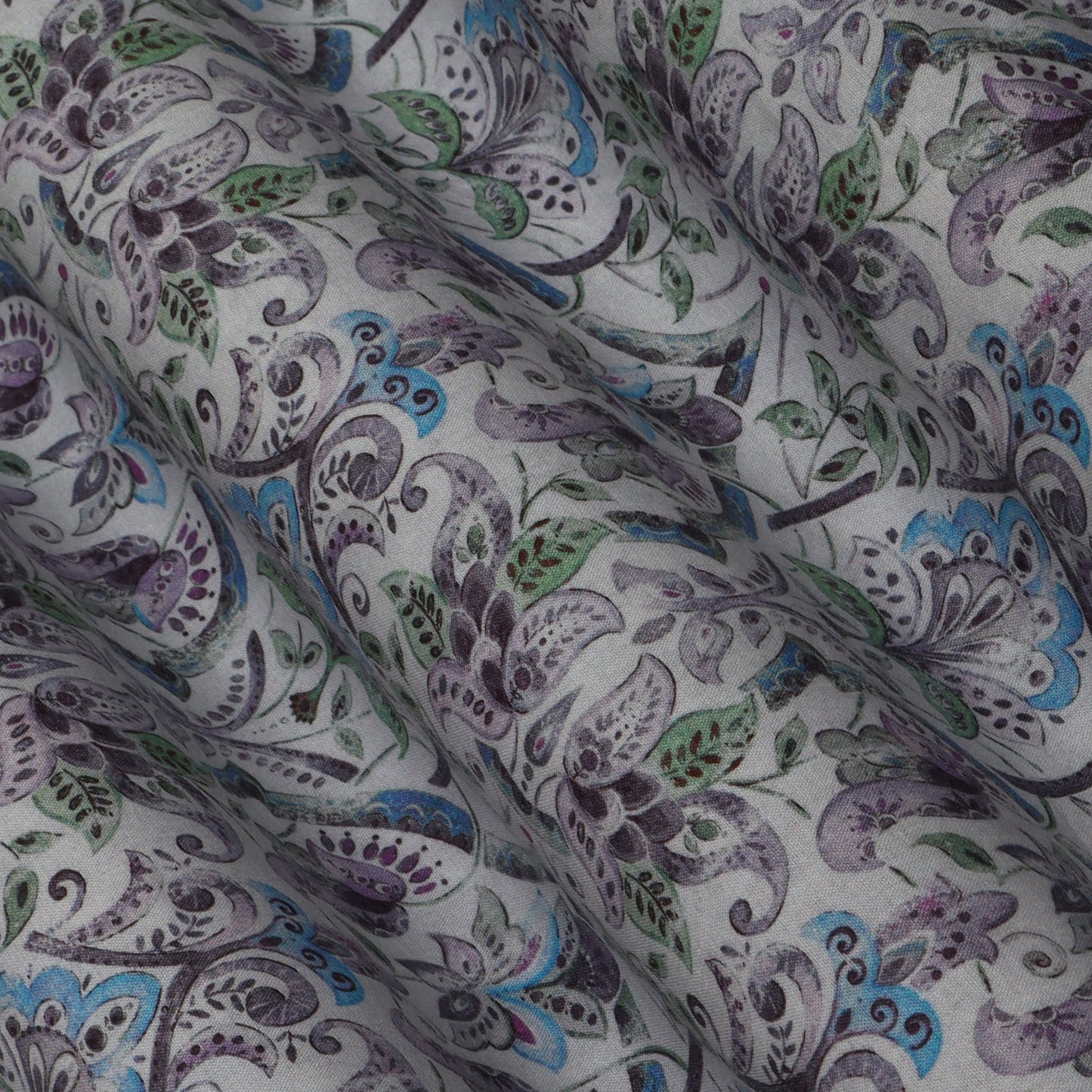 Multi-Color Lawn cotton Print Fabric