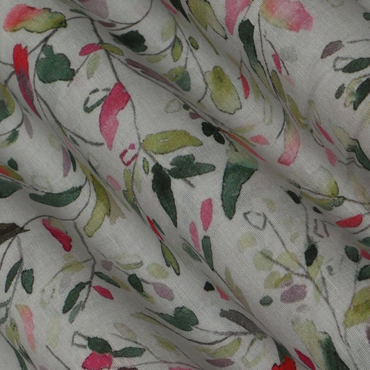 Multi-Color Linen Print Fabric