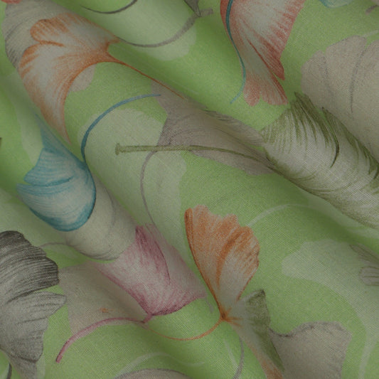 Multi-Color Linen Print Fabric