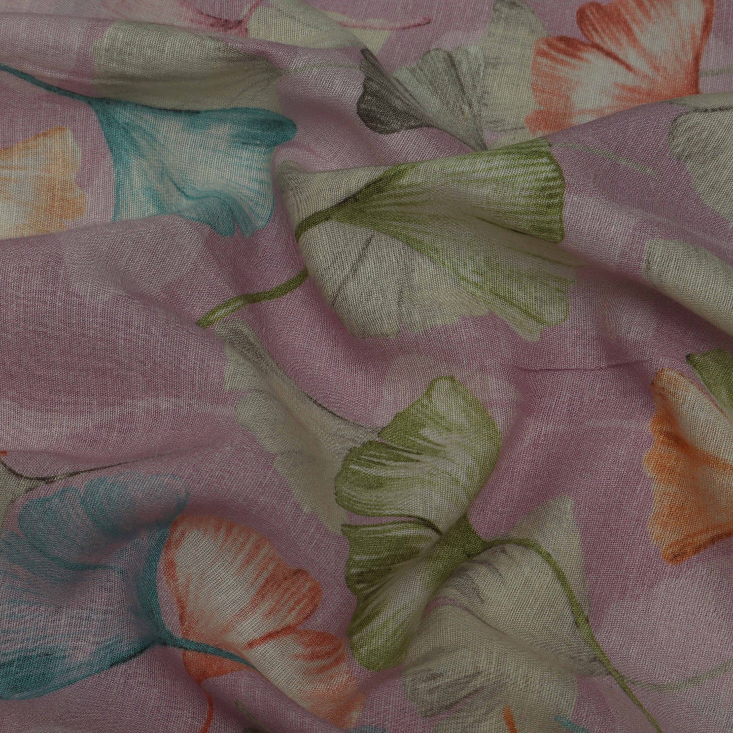 Multi-Color Linen Print Fabric