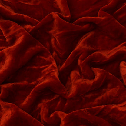 Indian Red Velvet Fabric