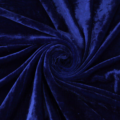 Electric Blue Velvet Fabric