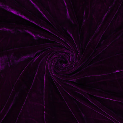 Electric Purple Pure Velvet Fabric