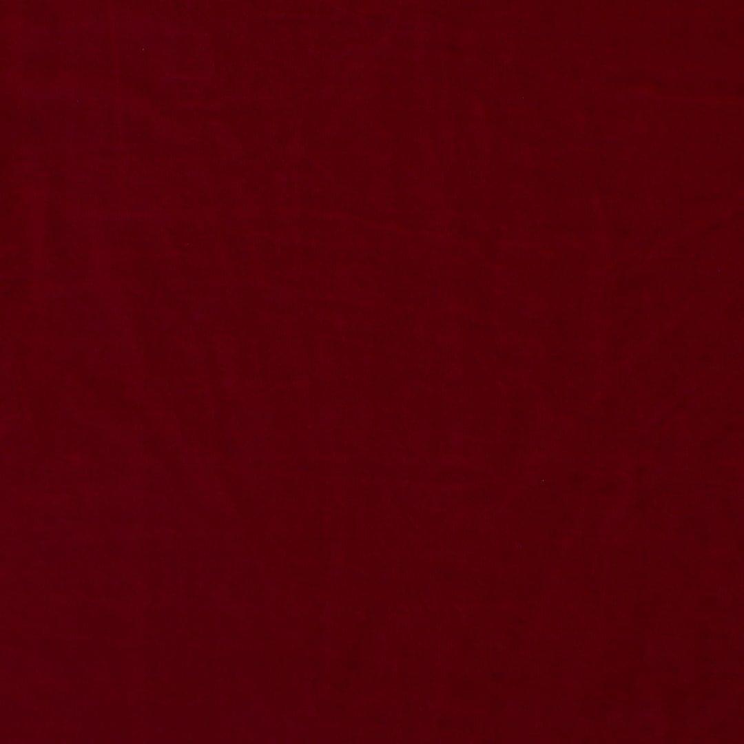 Cherry Red Pure Velvet Fabric