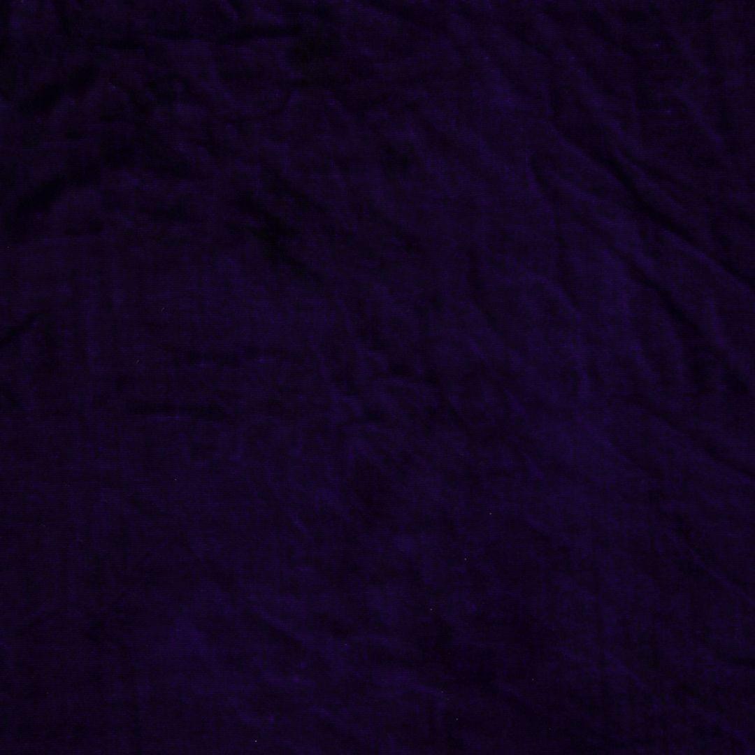 Navy Blue Pure Velvet Fabric
